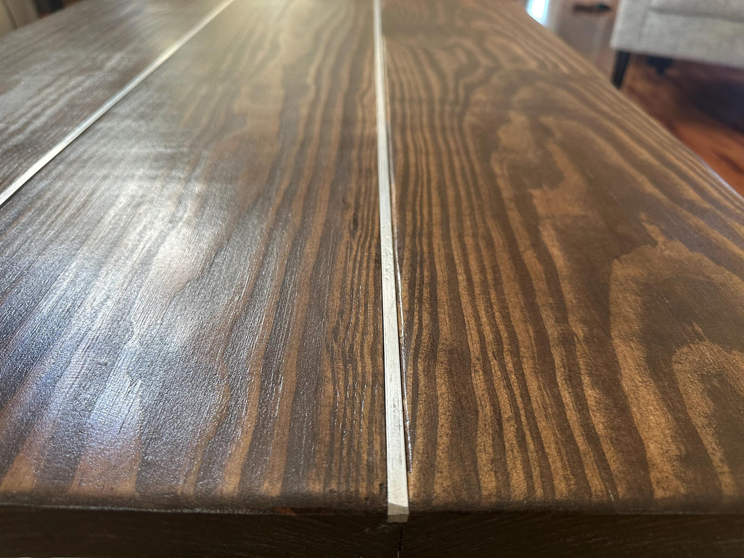 Steel and Solid Wood Midcentury Coffee Cocktail Table