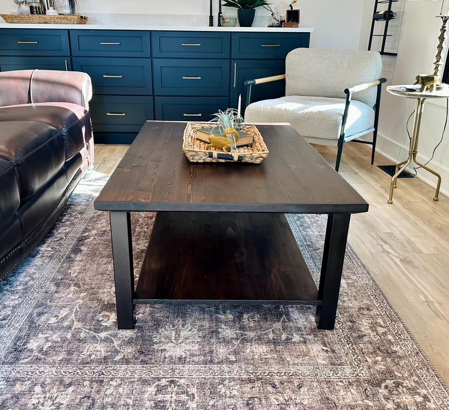 Modern Organic Wood Coffee Table