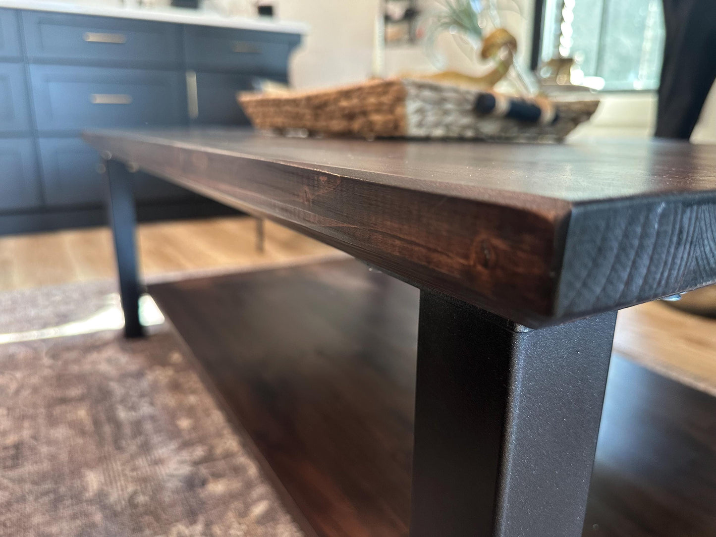 Modern Organic Wood Coffee Table