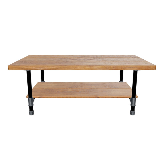 Custom Steel and Wood Coffee Table