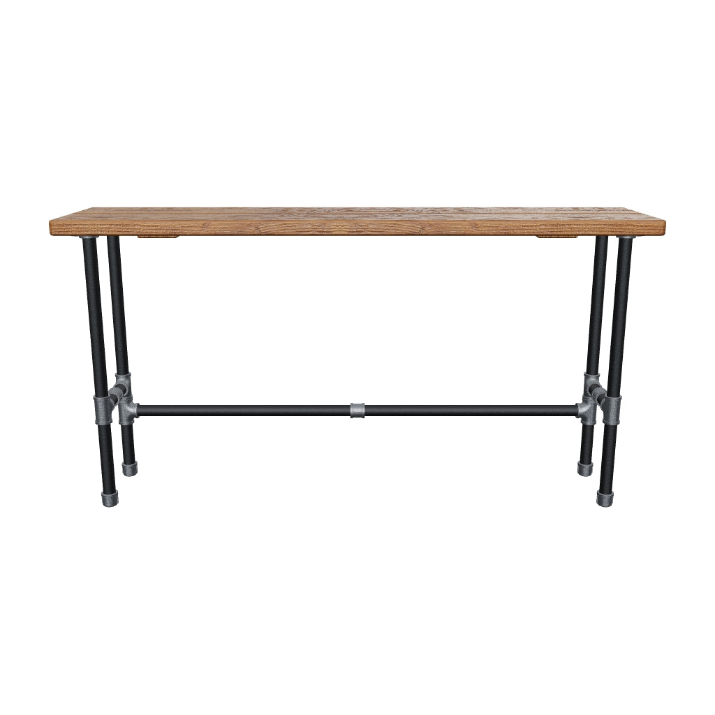Custom Steel and Wood Bar Table - Main Image