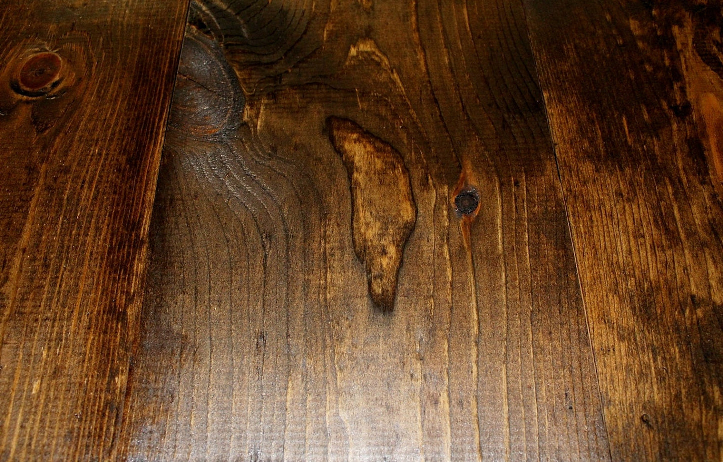 Steel and Pine Wood Coffee Table