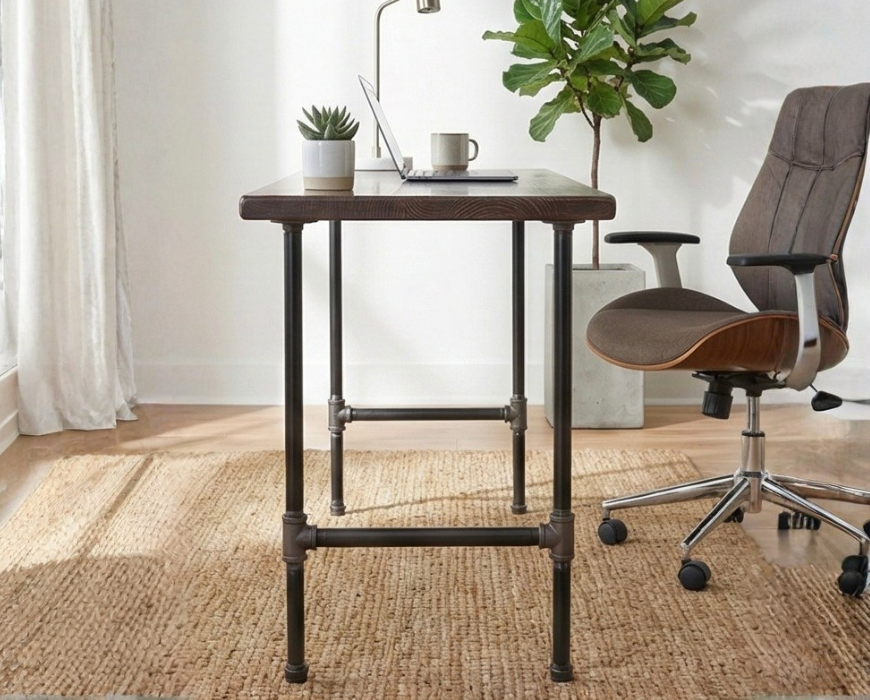 Steel and Wood Table