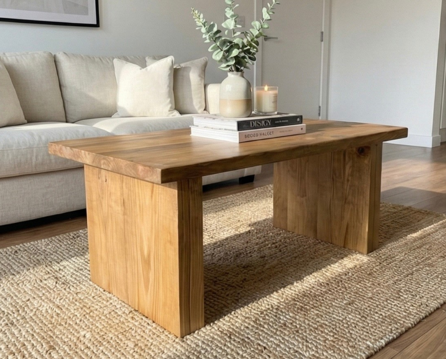 Solid Wood Coffee Table