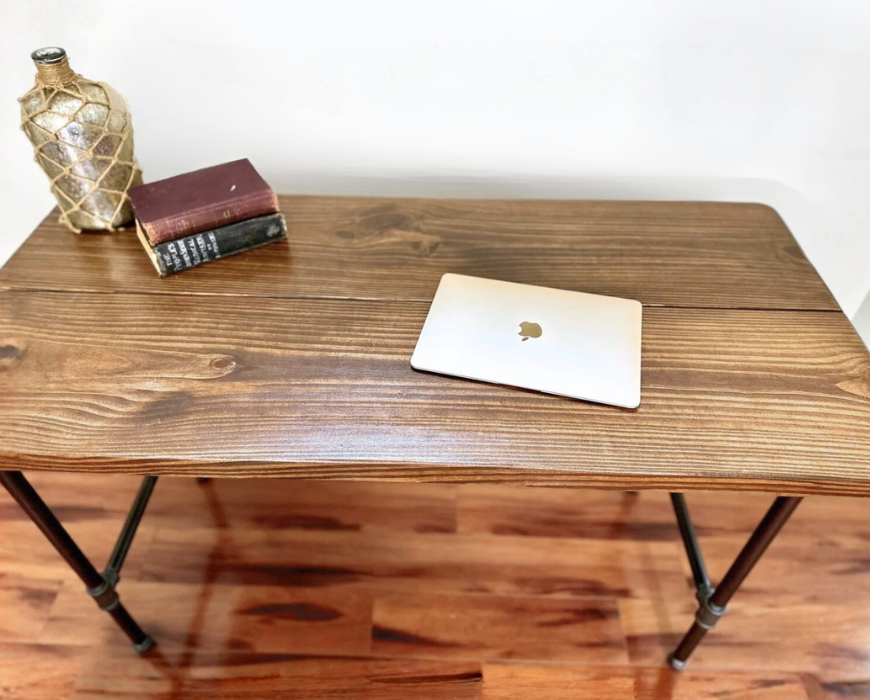 Steel and Wood Desk