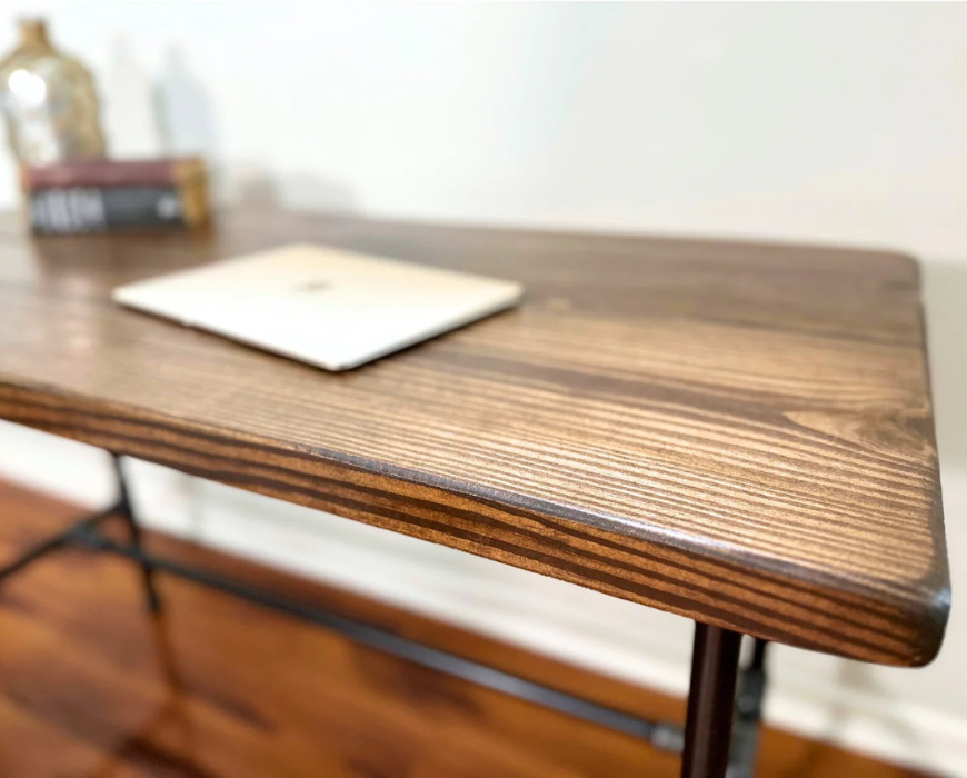 Steel and Wood Desk