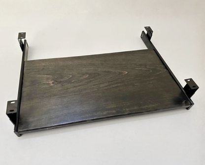 Steel and Wood Keyboard Tray -- Multiple Widths Available -- Adjustable Height