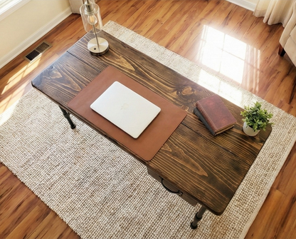 Steel and Wood Desk - With Drawer