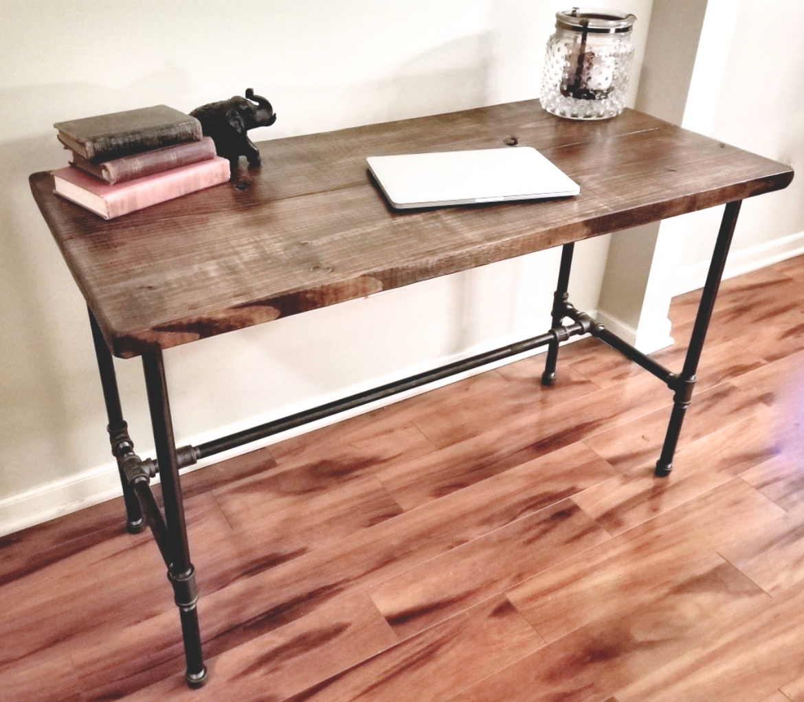 Steel and Wood Desk