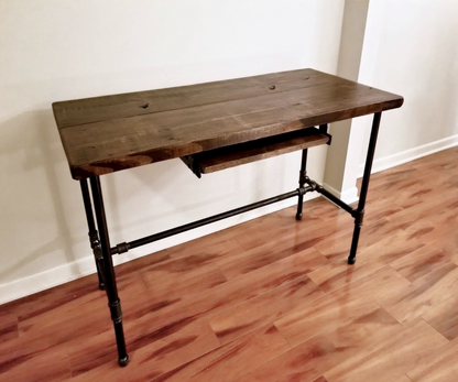Custom Steel and Wood Desk