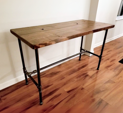 Steel and Wood Desk