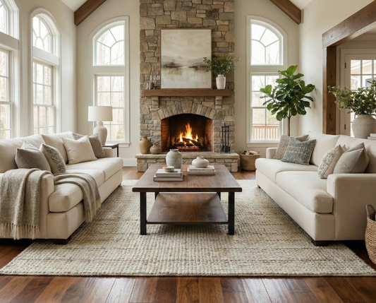 Steel and Wood Coffee Table - Square Steel