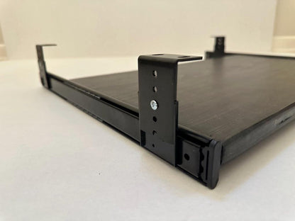 Steel and Wood Keyboard Tray -- Multiple Widths Available -- Adjustable Height