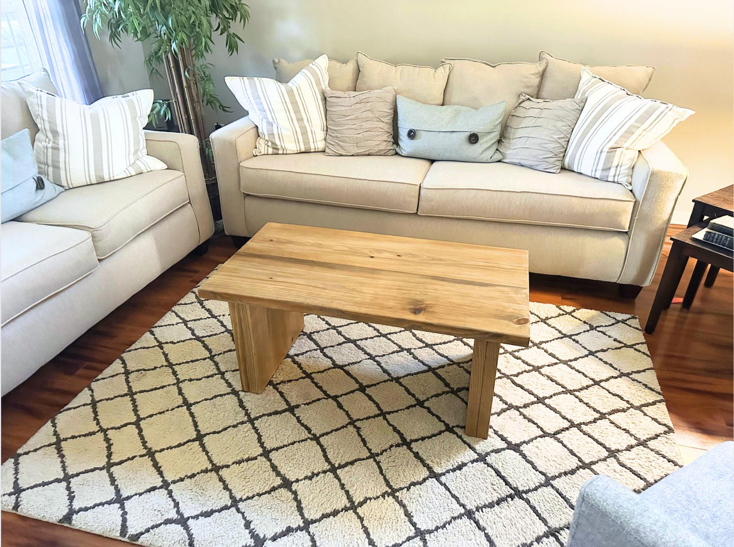 Custom Solid Wood Coffee Table