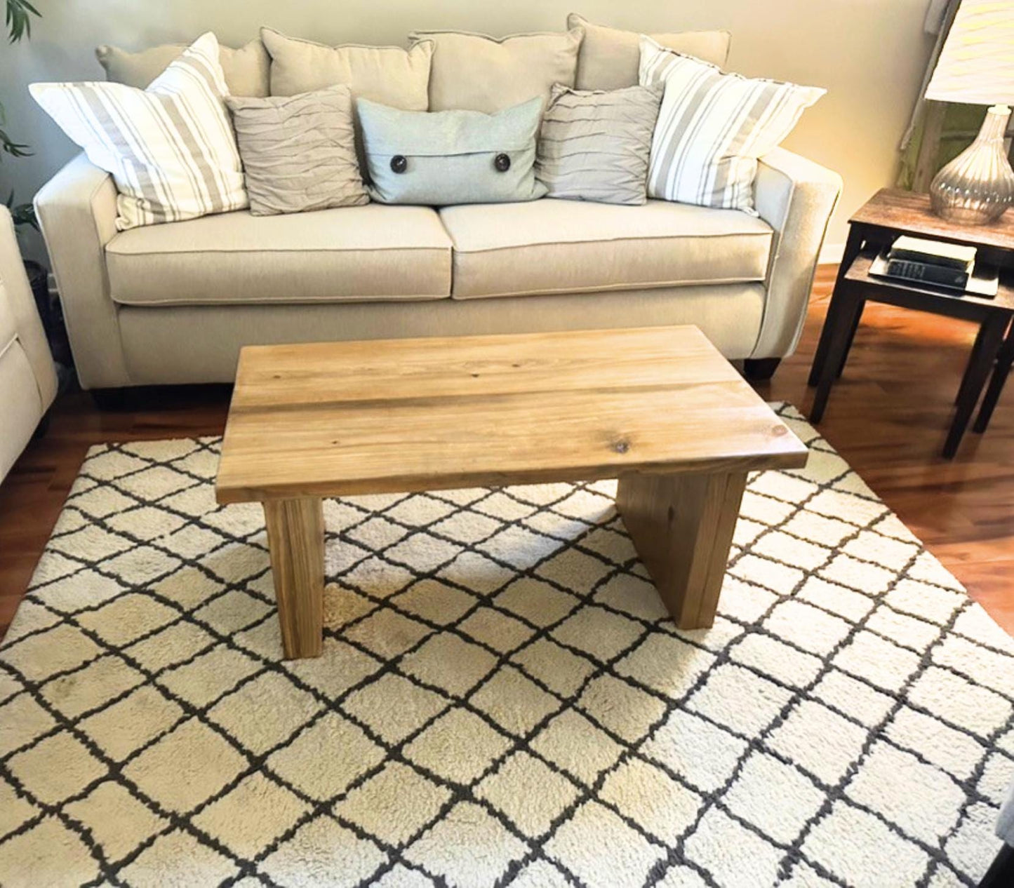 Custom Solid Wood Coffee Table