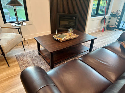 Modern Organic Wood Coffee Table