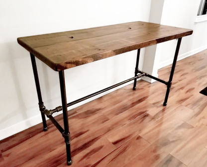 Steel and Wood Desk