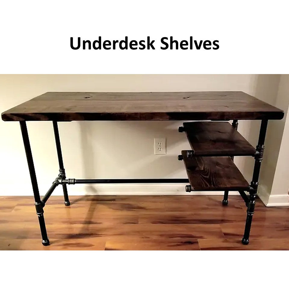 Custom Steel and Wood Desk