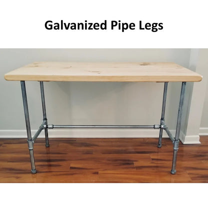 Custom Steel and Wood Desk