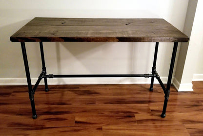 Steel and Wood Desk