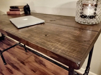 Steel and Wood Desk