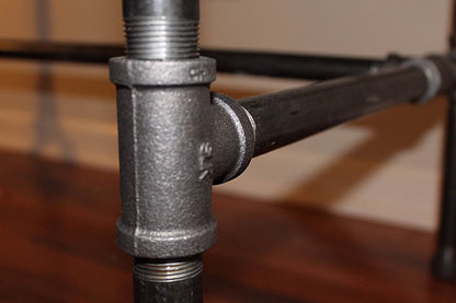 Steel and Wood Desk