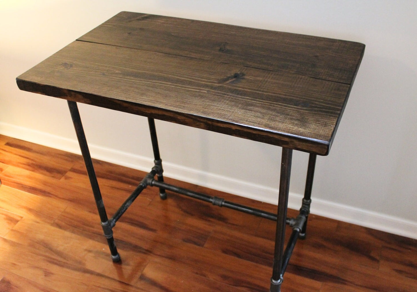 Steel and Wood Standing Desk - Free Shipping