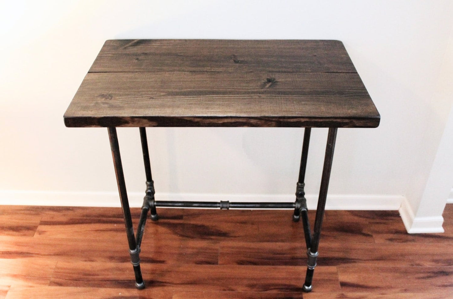 Steel and Wood Standing Desk - Free Shipping
